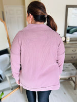 The Athlete Pullover in Dark Lilac