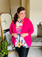 The Cocoon Cardi in Magenta
