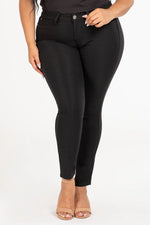 The Kate Hyperstretch Skinny Jeans in Black