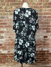 Black Floral Dress Size 4XL