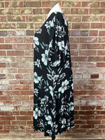 Black Floral Dress Size 4XL
