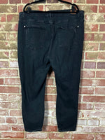 Judy Blue Black Distressed Jeans Size 22W