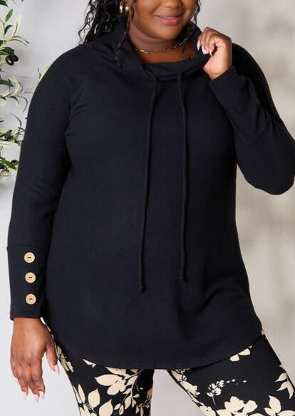 Comfy Cozy Cowl Neck Blouse - ONLINE ONLY