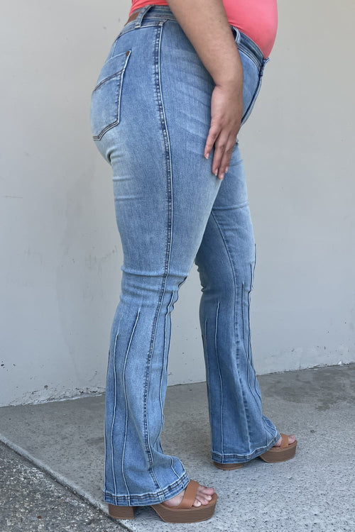Judy Blue Vivian High Waisted Bootcut Jeans-ONLINE ONLY