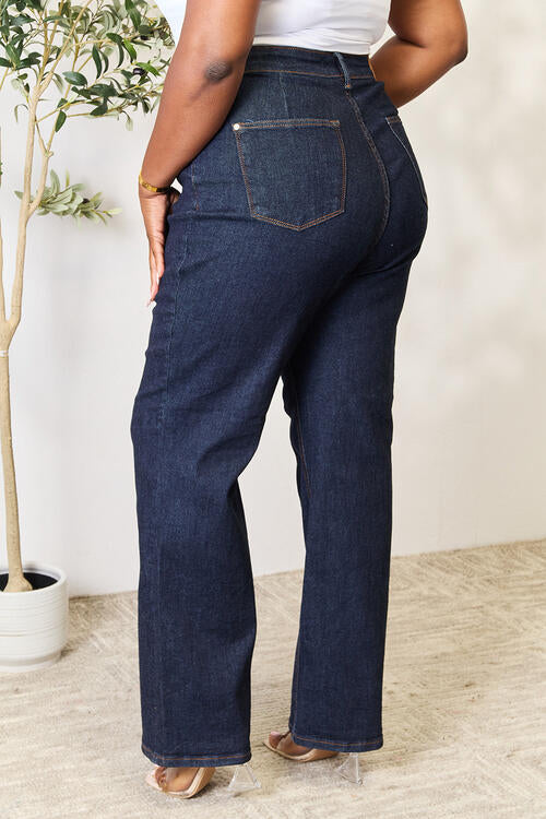 Judy Blue High Waist Wide Leg Jeans - ONLINE ONLY