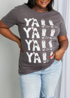 Y'ALL Cowboy Boots Graphic Tee -ONLINE ONLY