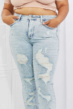 Judy Blue Tiana High Waisted Distressed Skinny Jeans - ONLINE ONLY