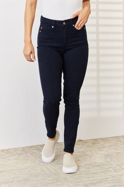 Judy Blue Garment Dyed Tummy Control Skinny Jeans - ONLINE ONLY
