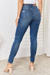 Judy Blue High Waist Distressed Slim Jeans - ONLINE ONLY