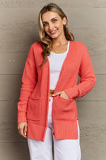 Bright & Cozy Waffle Knit Cardigan - ONLINE ONLY